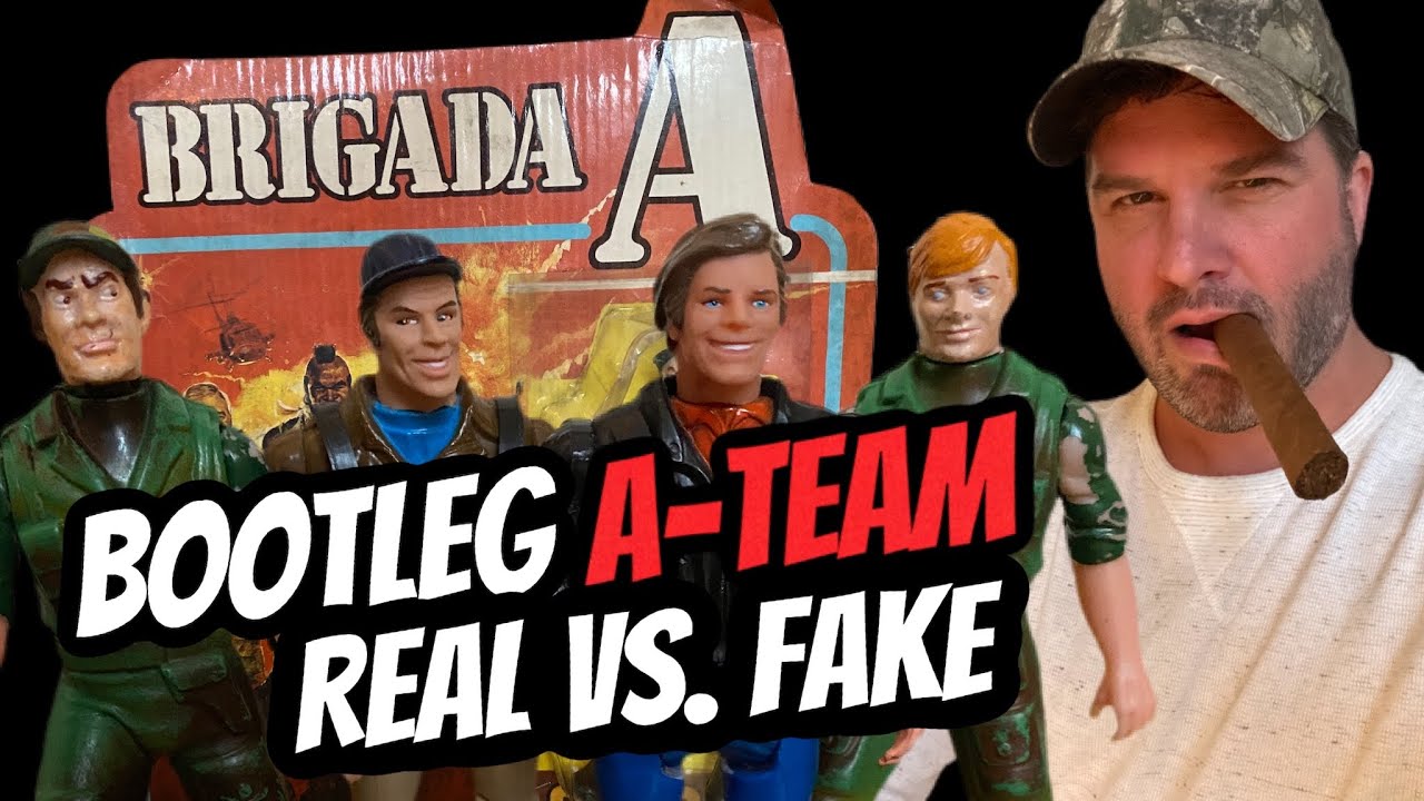 REAL vs. FAKE Vintage Bootleg A-Team Figures from the 80s (Galoob vs Galgo)