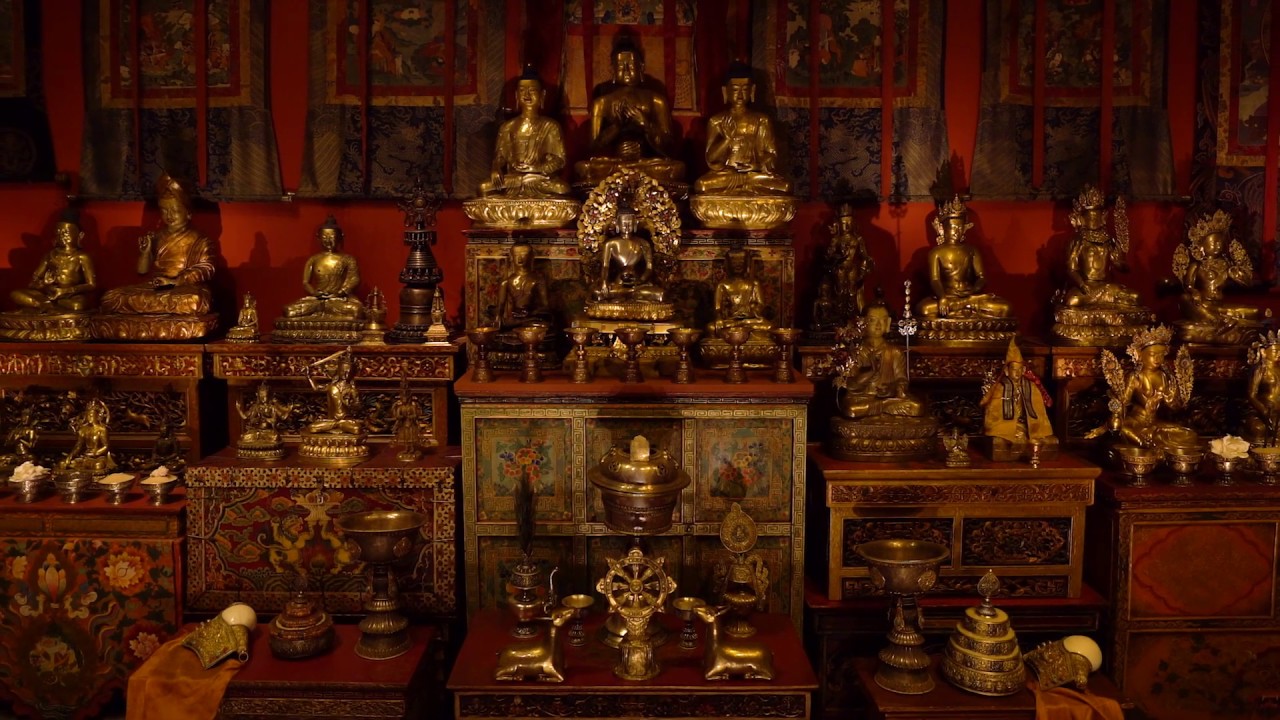 Tibetan Buddhist Shrine Room