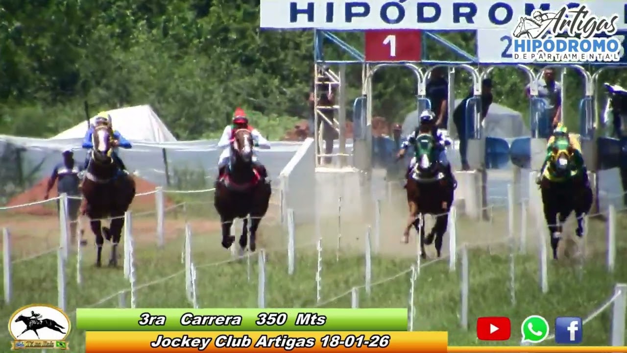 🏆 Galope Testigo - Hipódromo Departamental de Artigas 18-01-26