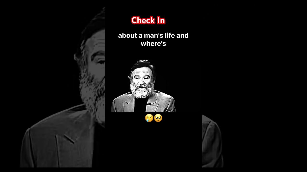 Rob Williams depression hits check in with your people #soulution #robinwilliams #depression
