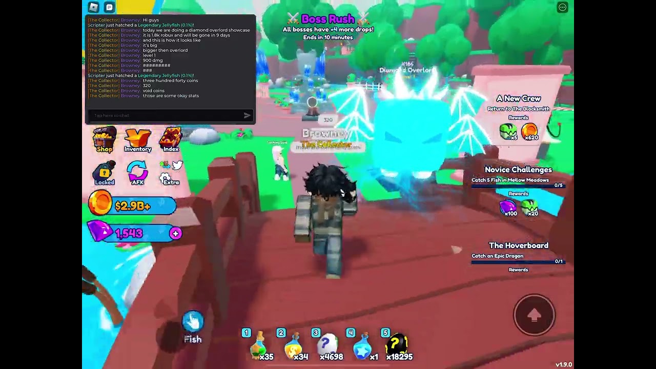 Diamond overlord showcase pet catchers!