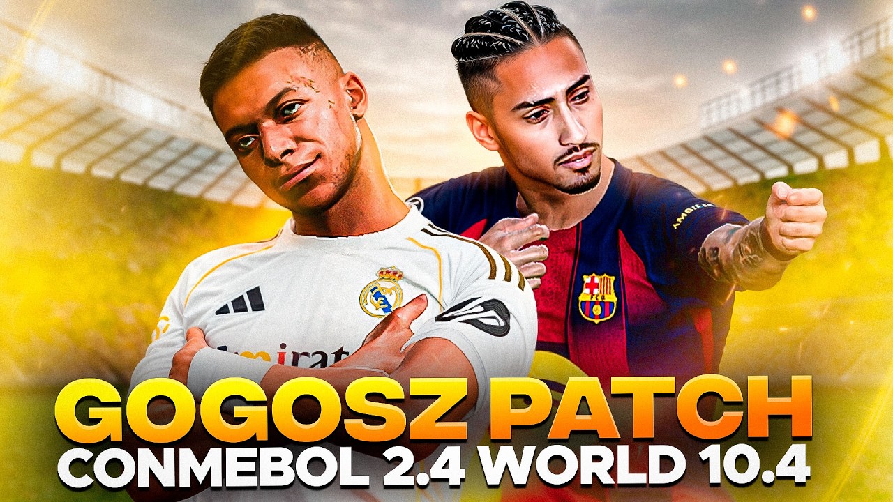 SAIU! GOGOSZ PATCH 2026 CONMEBOL 2.4 | WORLD 10.4 – NOVO MULTINARRADOR E SISTEMA DE GOL DE JOGADORES