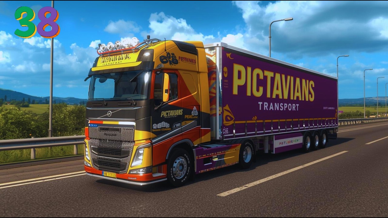 ETS2 [FR][La Chronique du Pictavien] S1 E38: Dernière ville de Norvège🇳🇴 (Alta - Honningsvag)