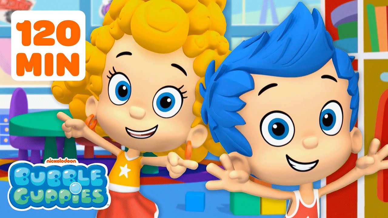 Bubble Guppies Get Ready for Back to School! Deema & Gil | 2 Hours | Bubble Guppies
