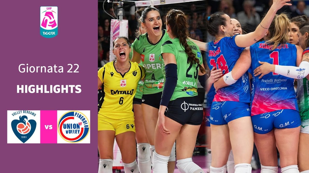 Bergamo - Pinerolo | Highlights | 22^ Giornata Campionato 23/24 | Lega Volley Femminile