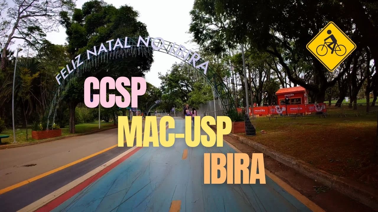 Conhecendo SÃO PAULO de BIKE! CCSP | MAC-USP | IBIRA