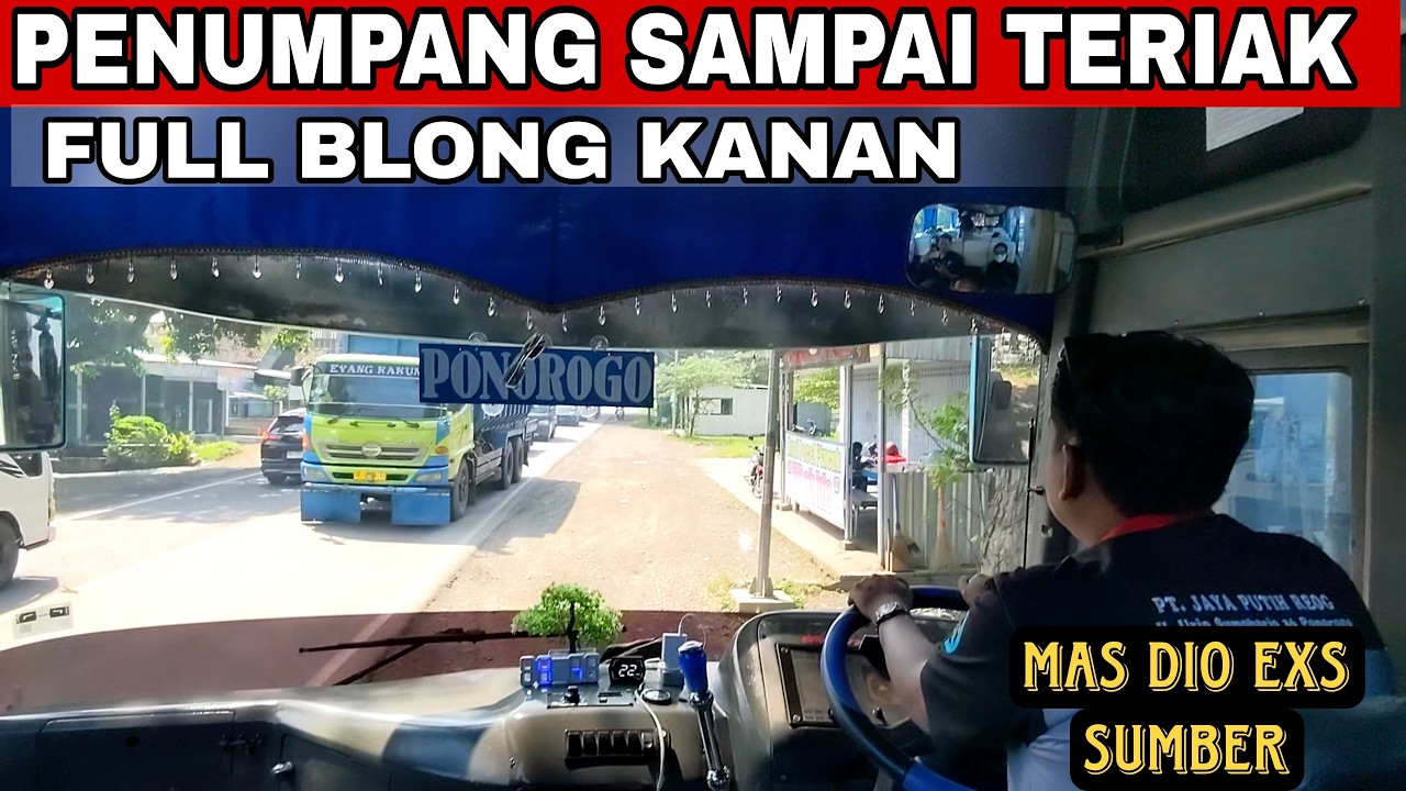 PENUMPANG SAMPAI TERIAK‼️ MAS DIO EKS SUMBER GRUP