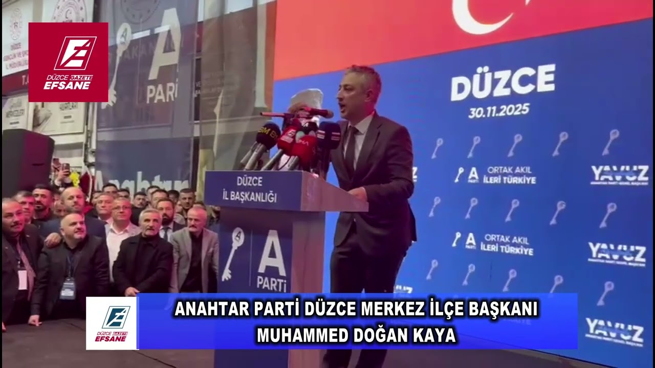 ANAHTAR PARTİ DÜZCE İL BAŞKANLIĞI