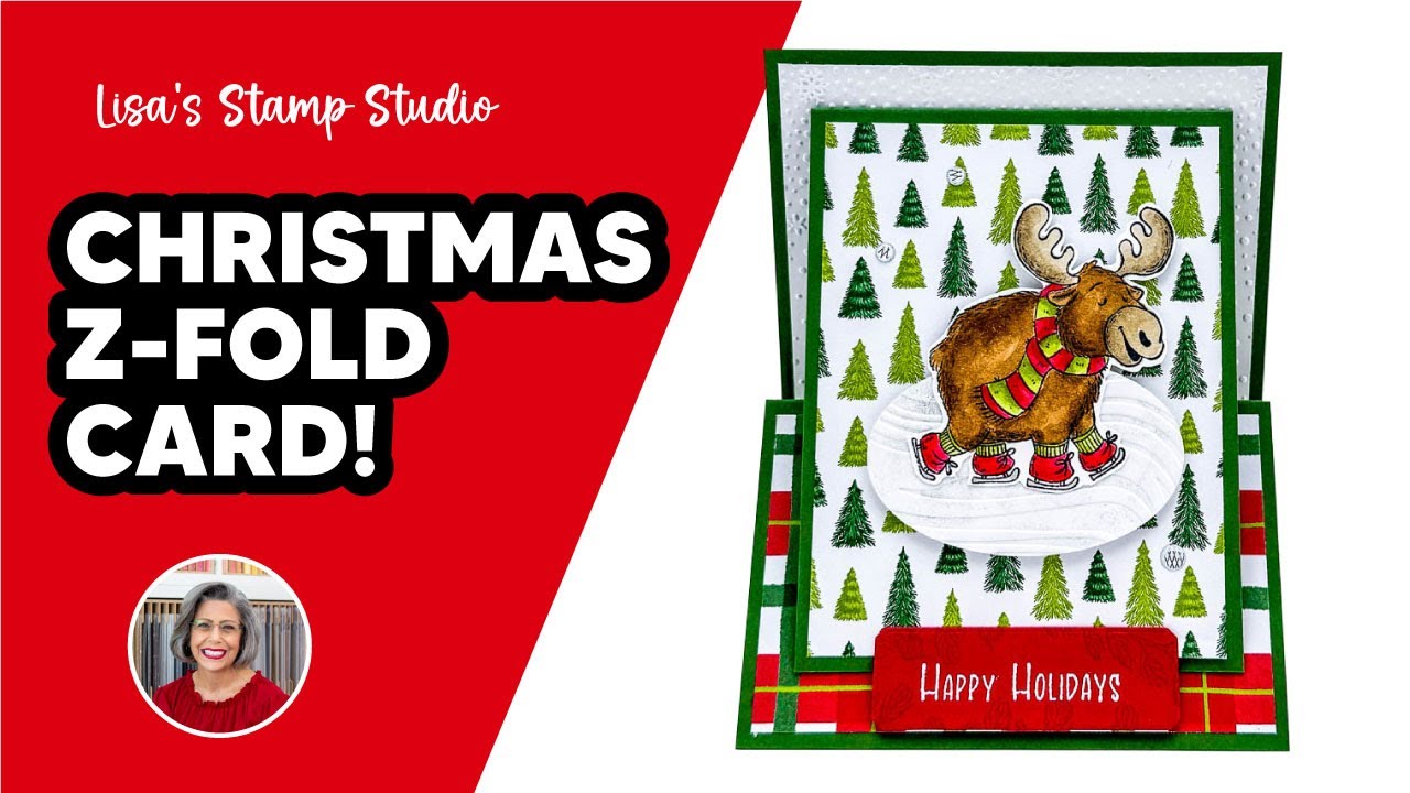 A Surprising DIY Christmas Z Fold Card | No Specialty Dies Needed