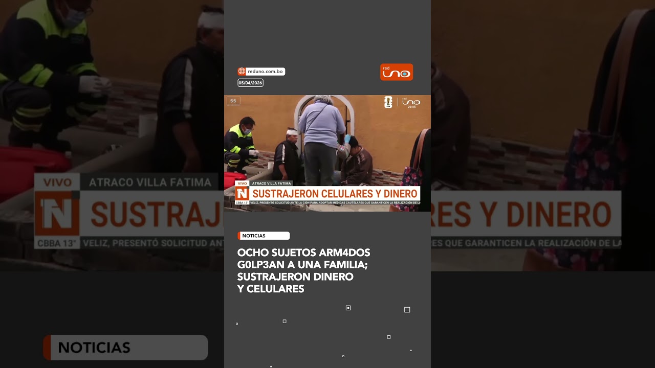 Ocho sujetos armados golpean a una familia; sustrajeron dinero y celulares