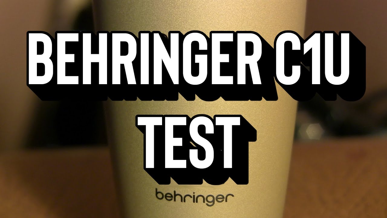 TEST MIKROFONU BEHRINGER C1U - TANI I KOZACKI DLA POCZĄTKUJĄCEGO!