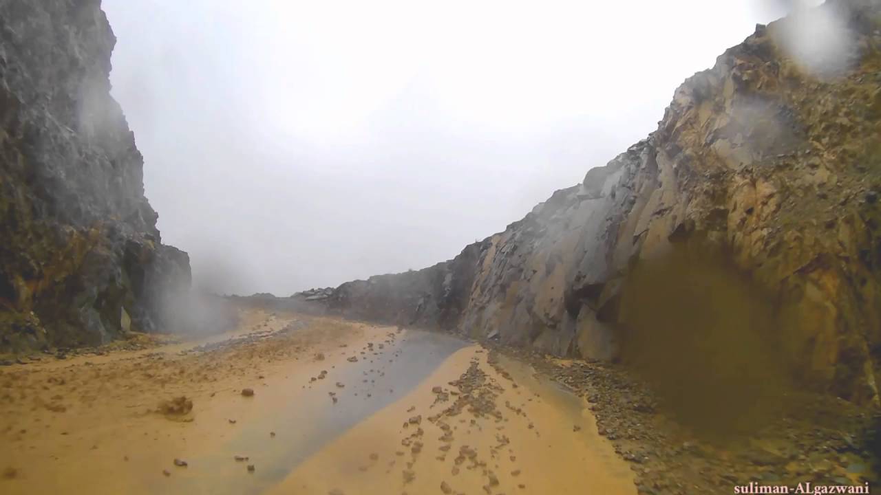 مناظر وامطار وسيول جبل فوسان وجبل صماد (بلغازي)