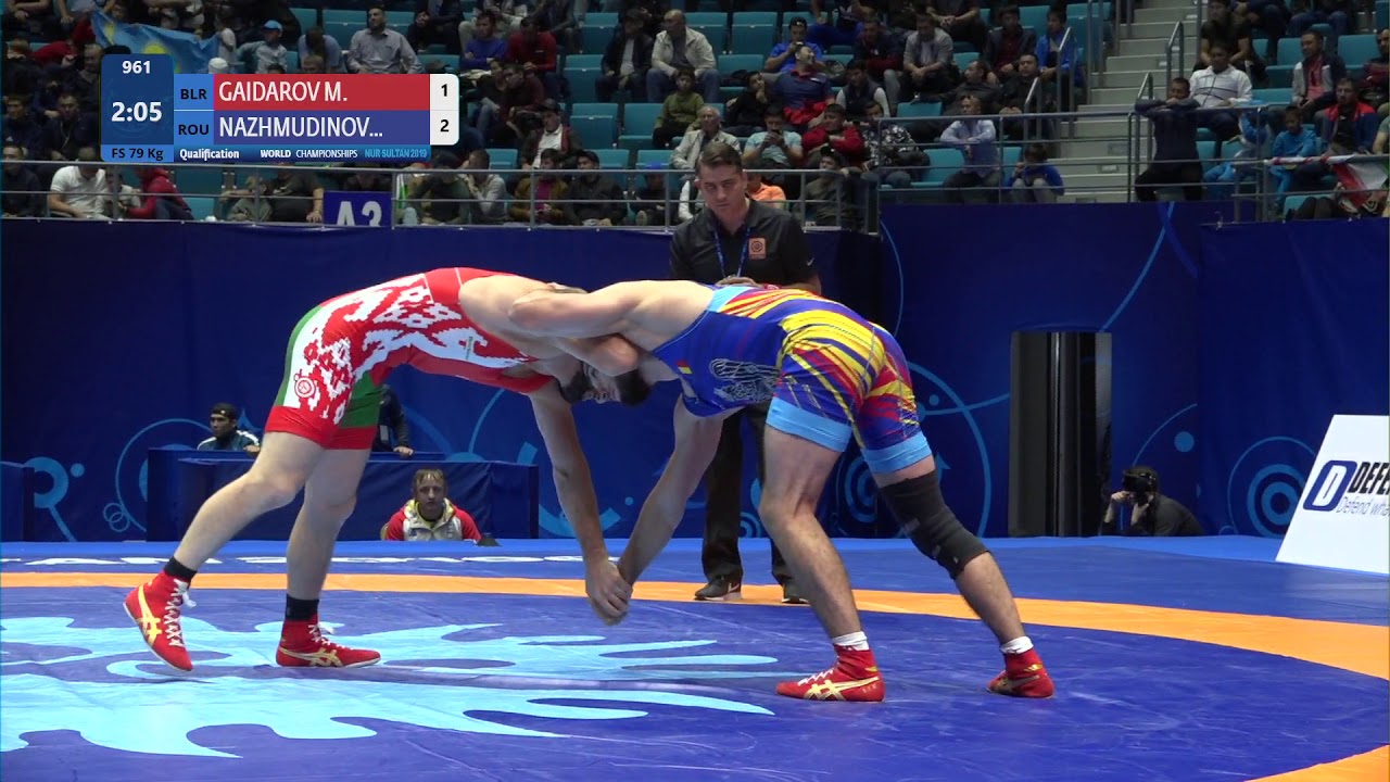 Qual. FS - 79 kg: M. GAIDAROV (BLR) v. O. NAZHMUDINOV (ROU)