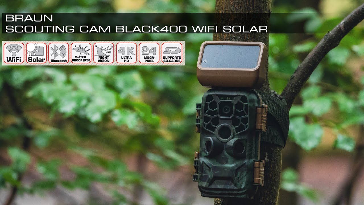 BRAUN ScoutingCam BLACK400 WiFi Solar Leistungsnachweis