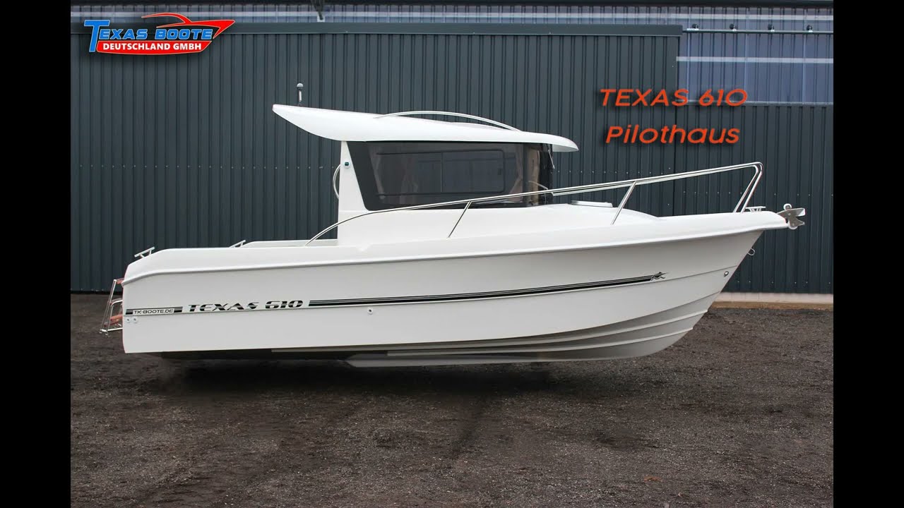 TEXAS 610 Pilothaus &bull; Bildergalerie &bull; Neuboot &bull; Angelboot &bull;
