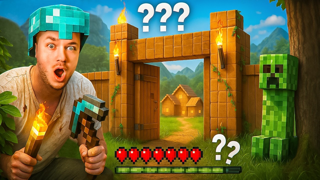 We SURVIVED 7 DAYS in REAL LIFE MINECRAFT Box Fort CITY! TNT, Diamonds & TRICKY Trials!