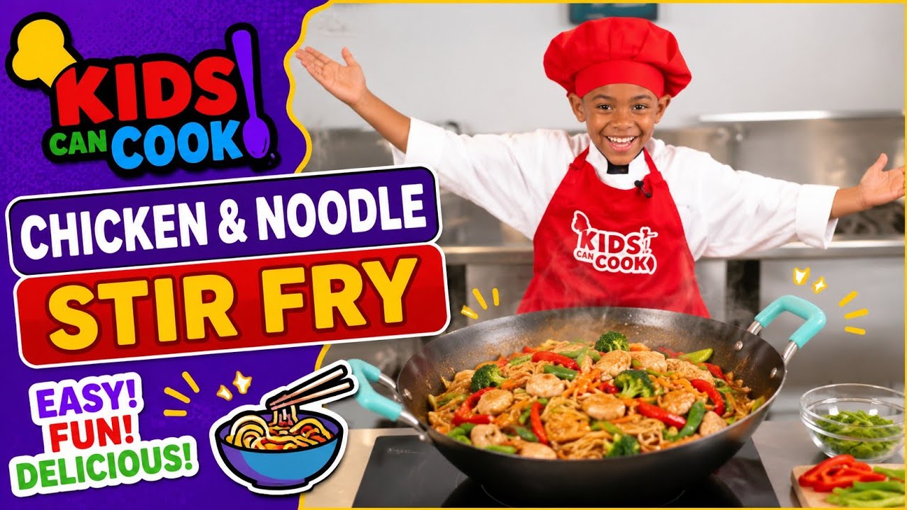 “Stir-Fry Squad: Kids Cook Chicken Like Pros!”