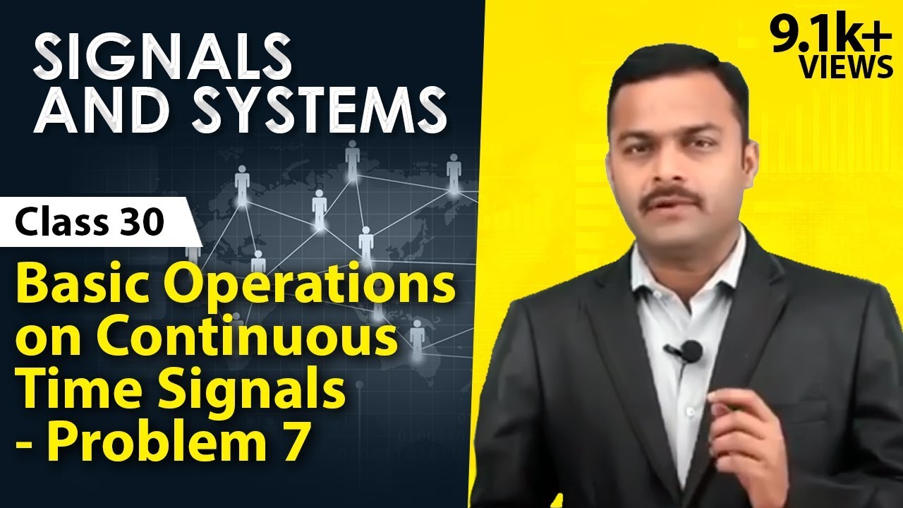 Basic Operations on Continuous Time Signals - Problem 7 - Signals and Systems