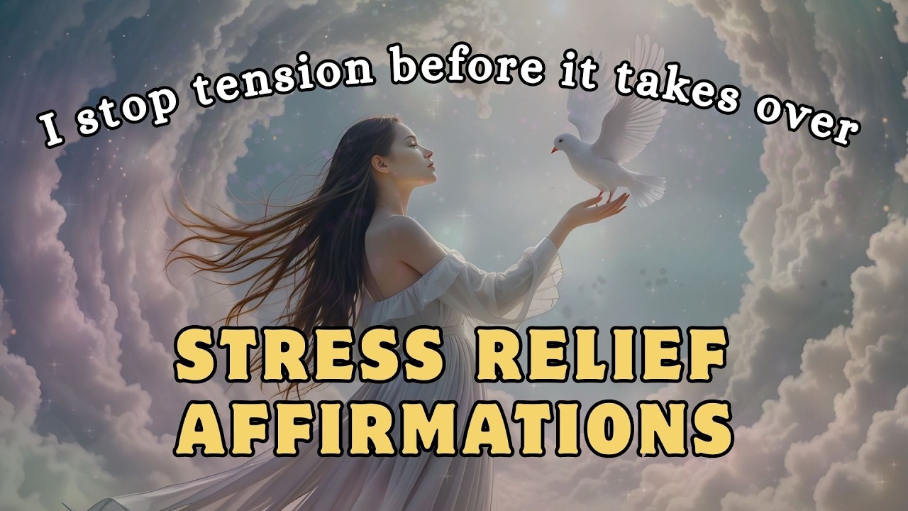 Calm your mind with affirmations for STRESS RELIEF