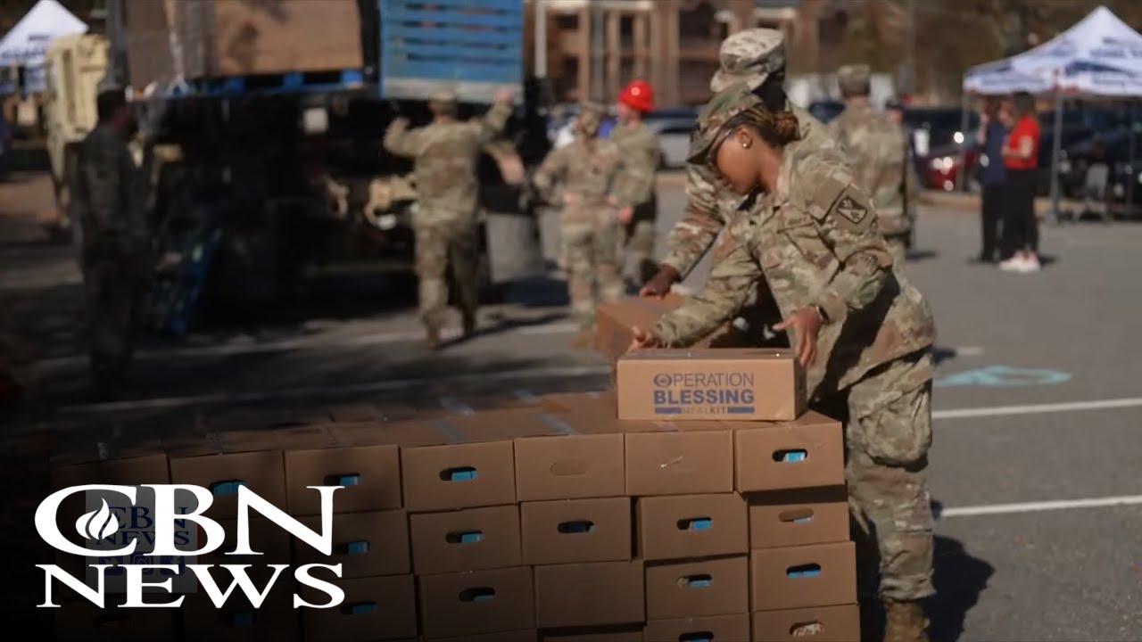 CBN's 'Helping the Home Front' Serves Hundreds of Military Families at Thanksgiving