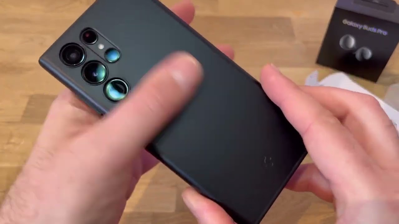 Samsung Galaxy S22 Ultra Phantom Black Unboxing