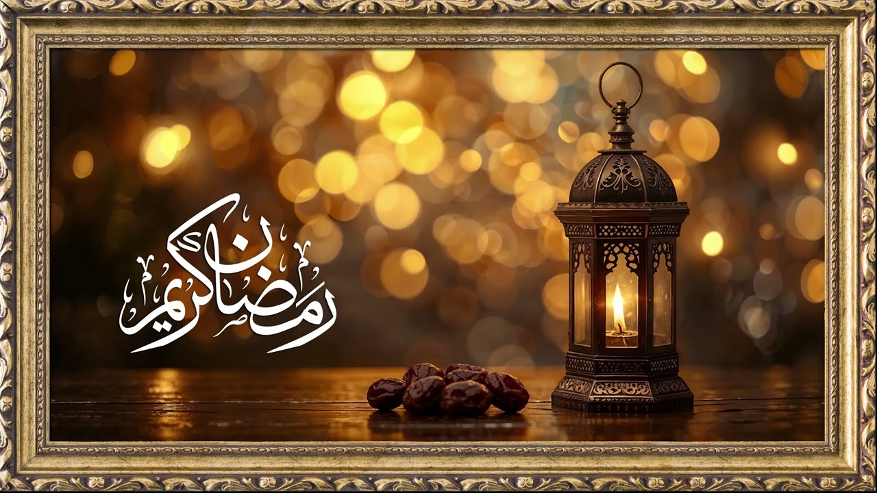8-Hour Ramadan Kareem Ambient Lantern Art - Relaxing Ramadan TV Background - خلفية شاشة 🌙 رمضان كريم