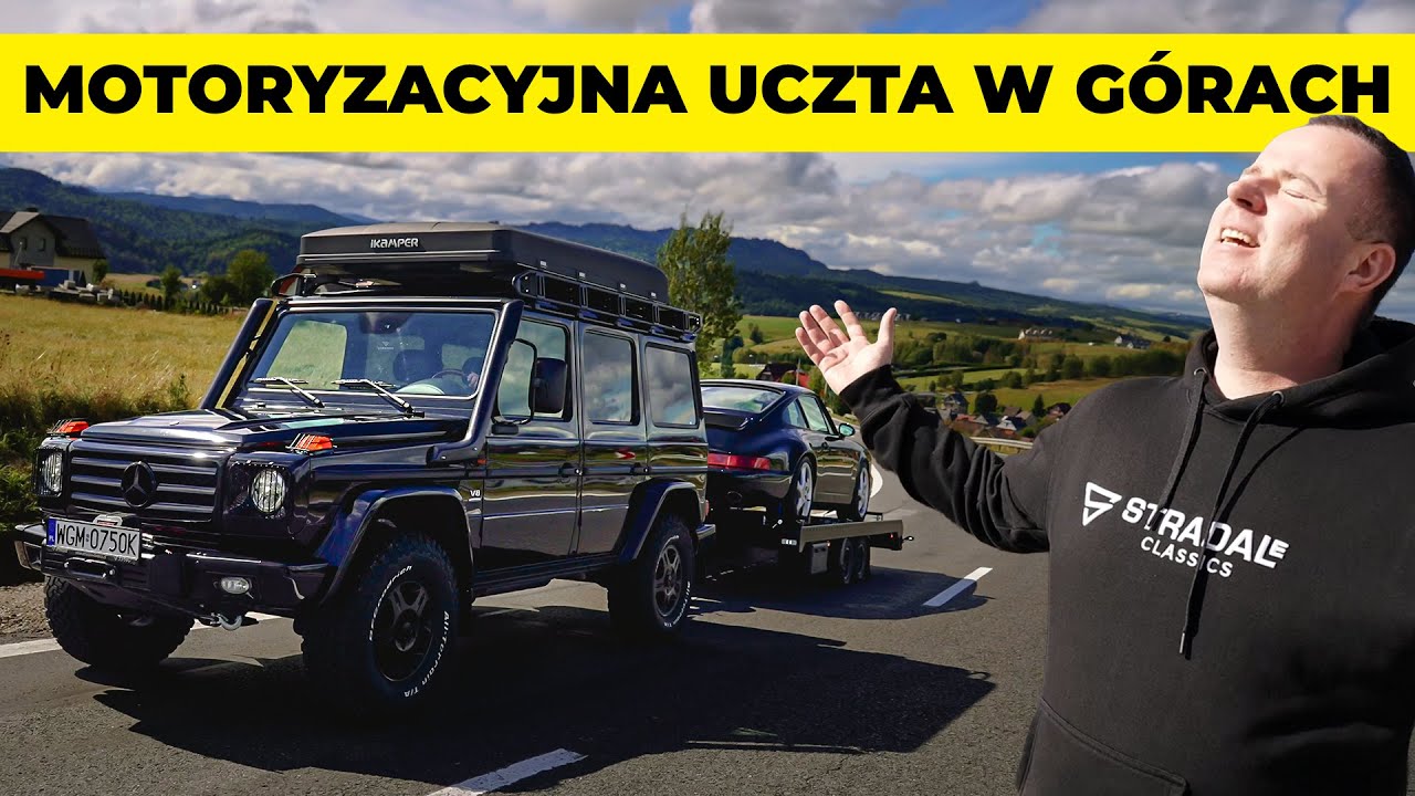Pojechałem na zlot IDEALNYM ZESTAWEM! Mercedes G-klasa i Porsche 911
