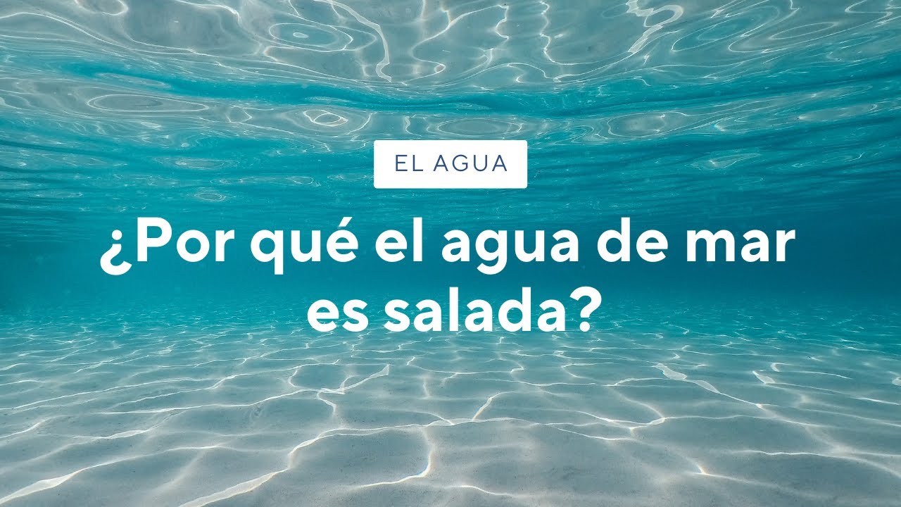 ¿Por qué el agua de mar es salada? | Peñaclara