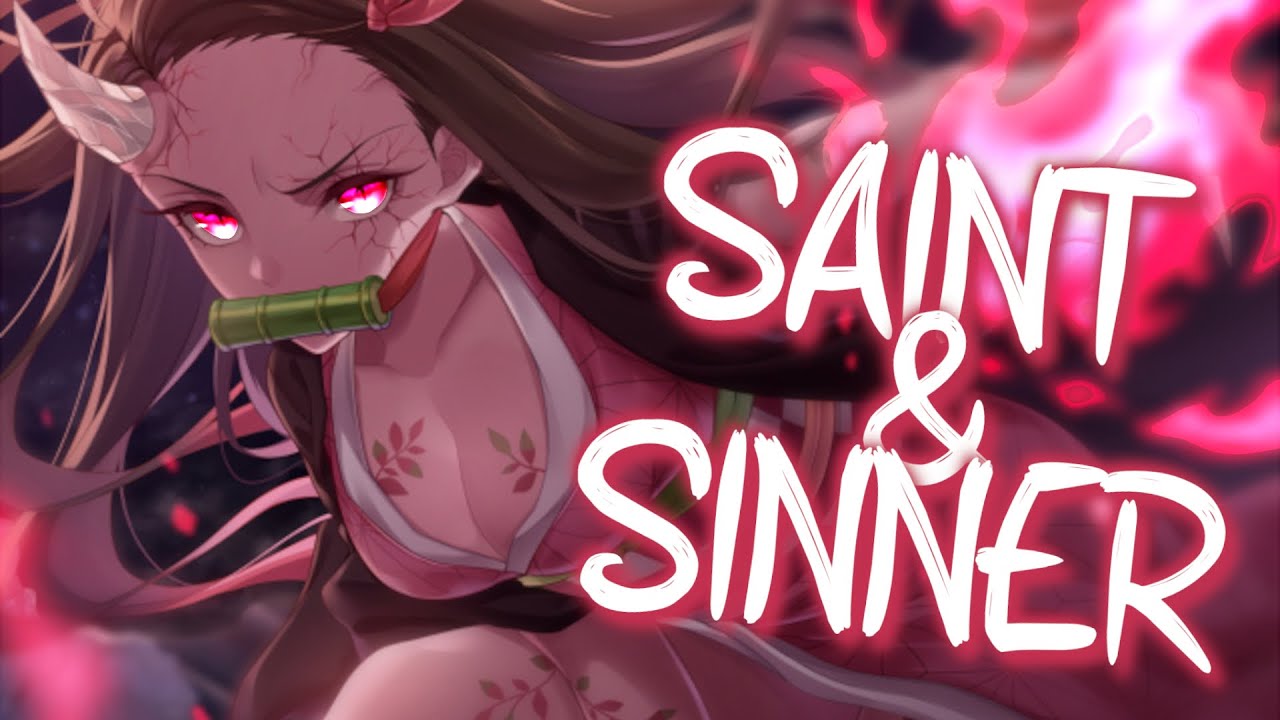「Nightcore」 THE SAINT & THE SINNER - AViVA ♡ (Lyrics)