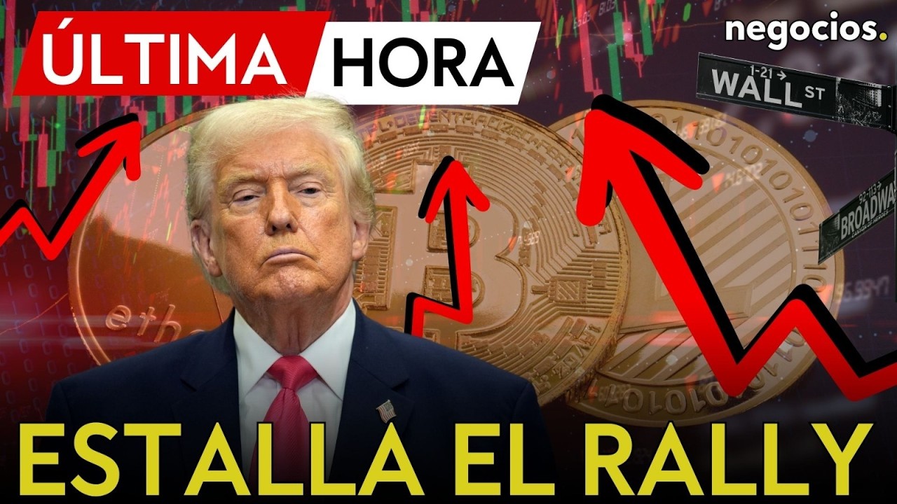 &Uacute;LTIMA HORA | Estalla el rally cripto: Bitcoin se dispara un 23% tras el giro inesperado de EEUU