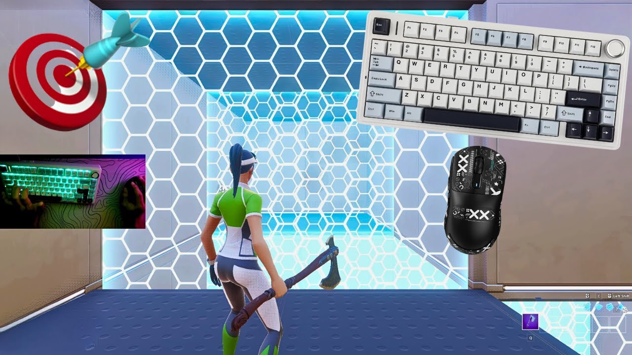 Fortnite 2v2 Piece Control😍 AULA F75 ASMR💤