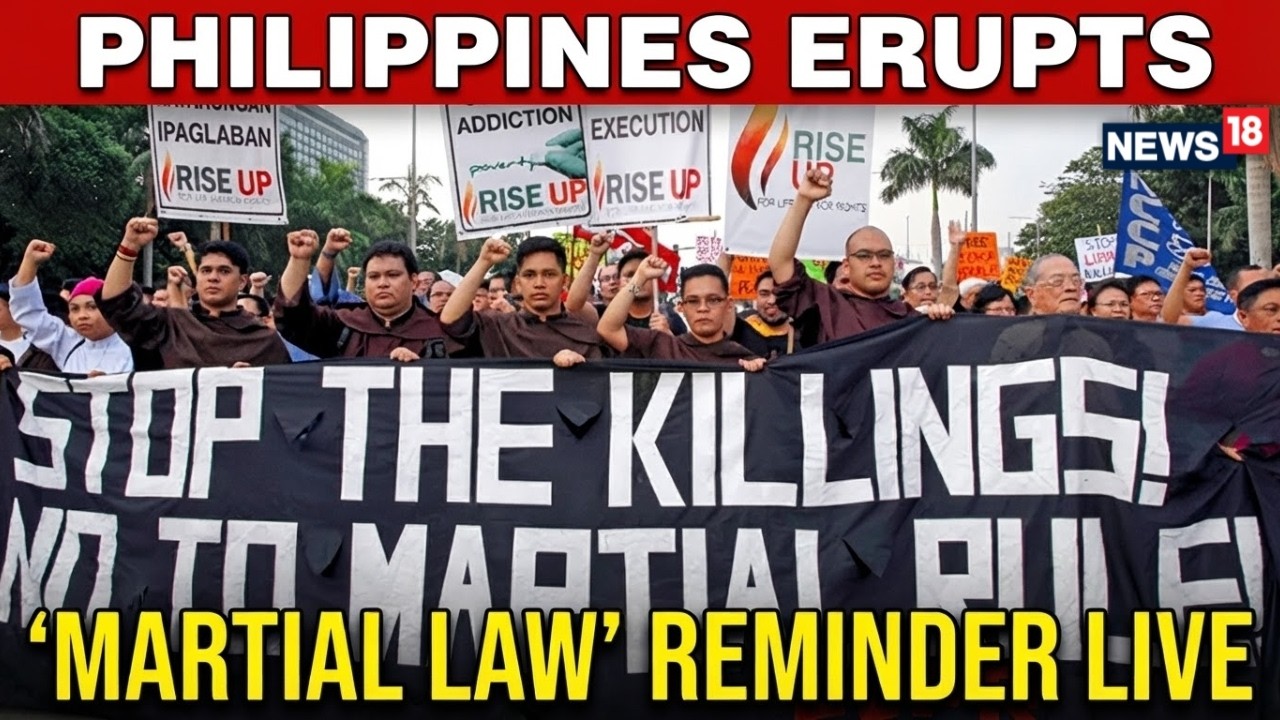 Manila Protests Live: Commemoration of the 54th Anniversary of the Declaration of Martial Law