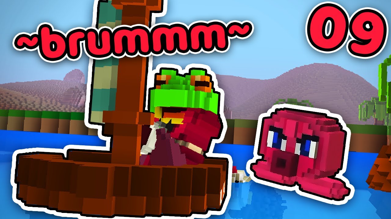 Os peba no oceano finalmente 😍🌊 no cube world