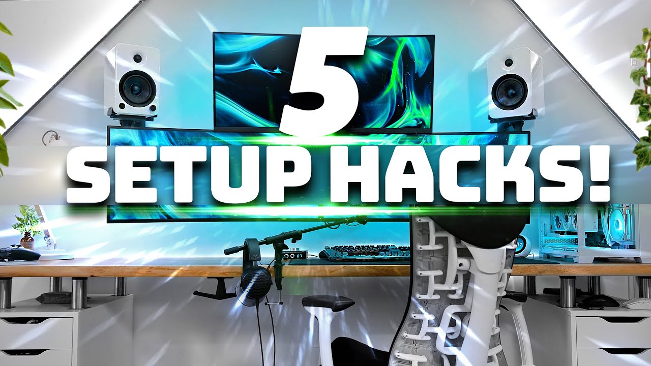 5 Cheap Hacks To Improve Your Desk Setup!