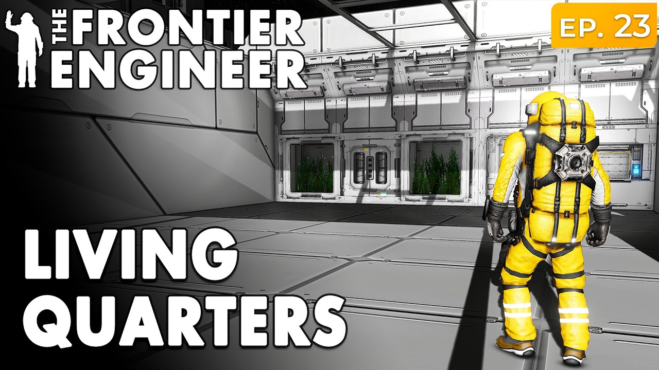 🔴 Base Expansion Continues… Jumpship Next? | Space Engineers – The Frontier Engineer (Ep. 23)