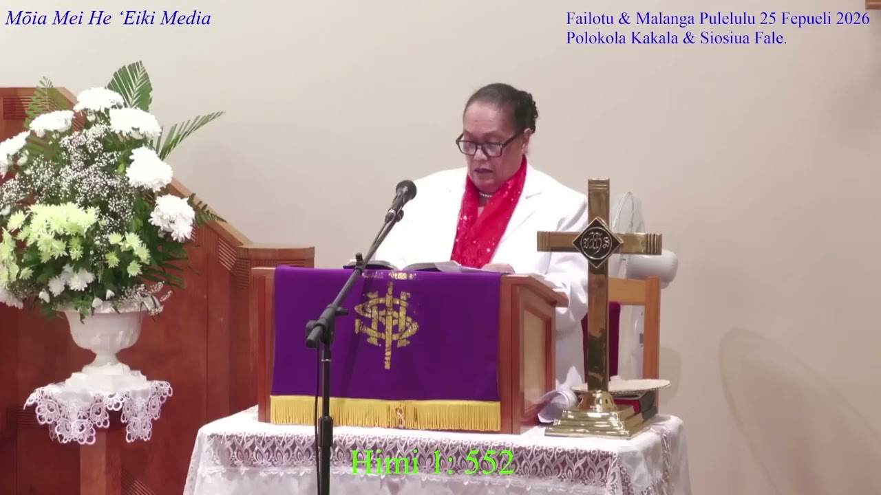 Failotu & Malanga Pulelulu 25 Fepueli 2026, Polokola Kakala & Siosiua Fale.