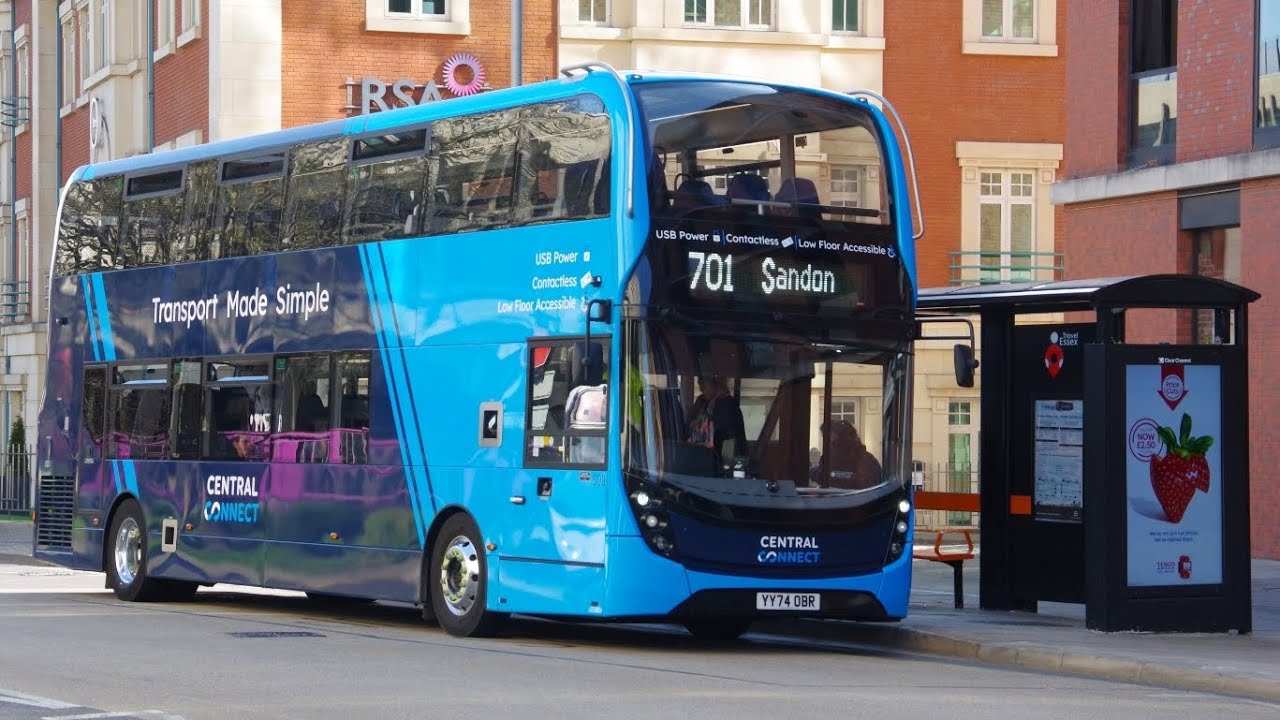 2025 Alexander Dennis Enviro 400MMC POV Drive, Central Connect, Sandon Park & Ride Chelmsford