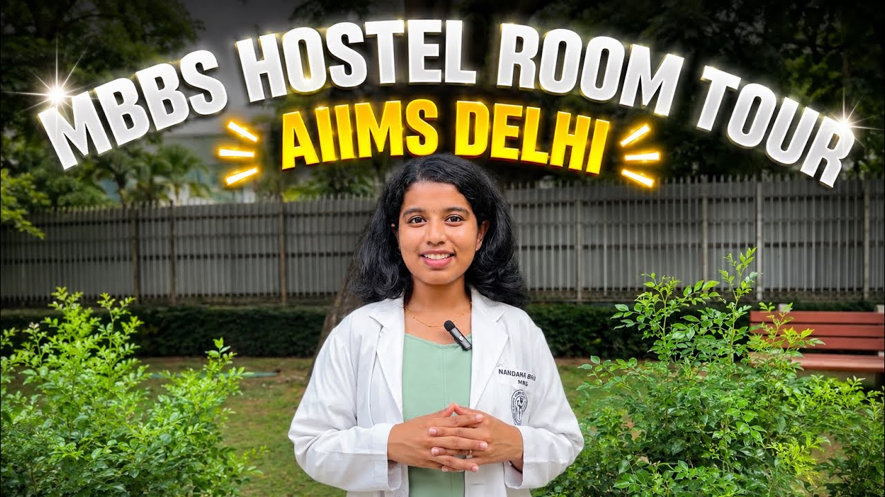 Girls Hostel Room Tour || AIIMS DELHI || Nandana Binod