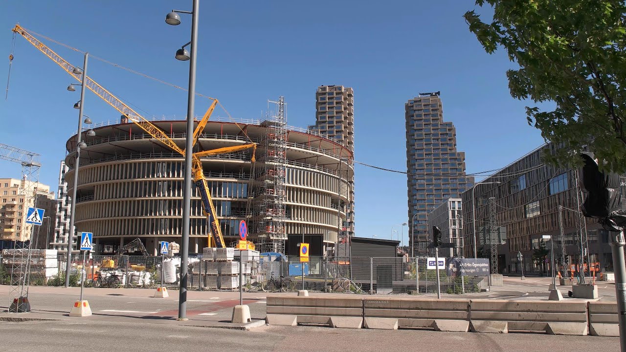 Stockholm Hagastaden Juni 2022 UHD 4K
