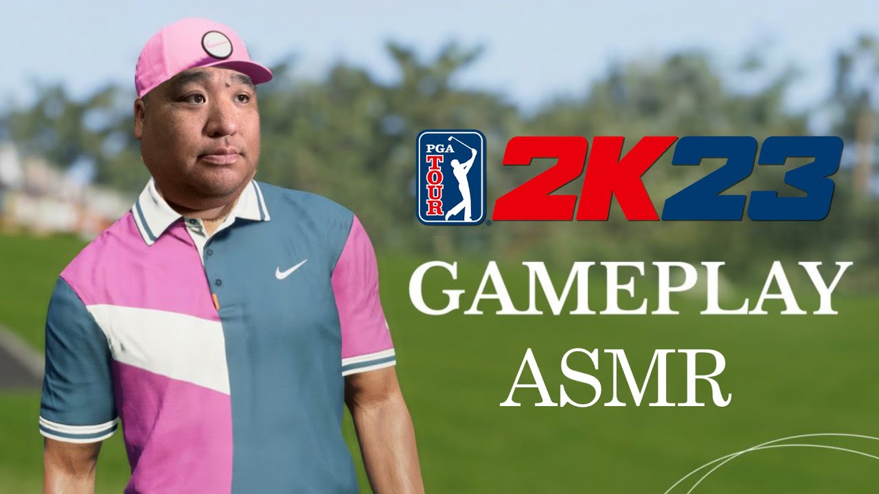 ASMR | PGA 2k23 ⛳ Расслабляющий игровой процесс — шёпот, звуки контроллера