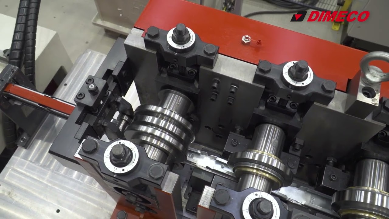 Dimeco Roll forming line for Rungs for Ladder cable trays