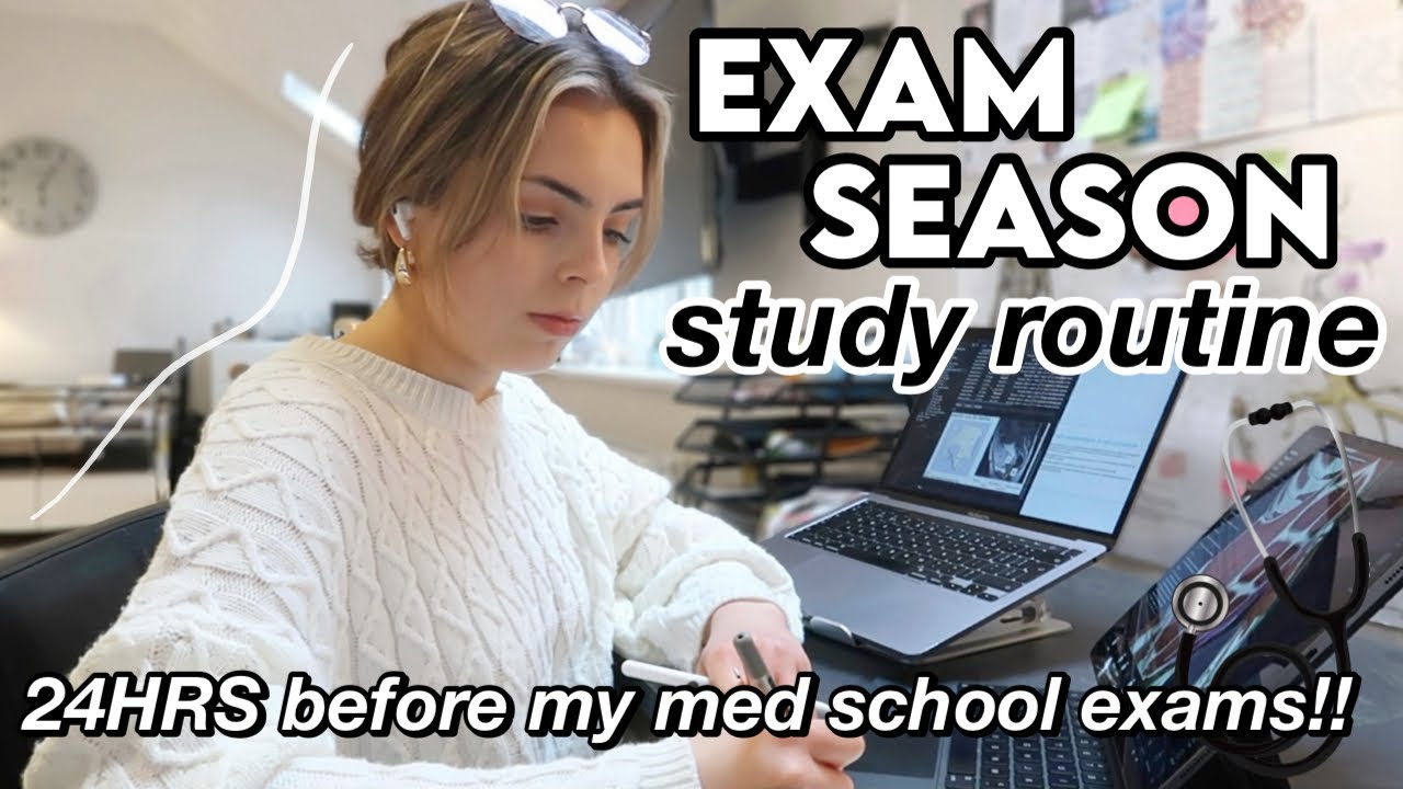 THE DAY BEFORE MY MEDICAL SCHOOL EXAMS | my daily revision routine during exam season