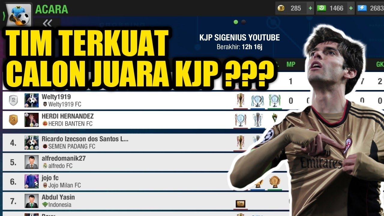 REVIEW TIM KJP SIGENIUS YOUTUBE MUSIM JULI-AGUSTUS SIAPA TIM TERKUAT ? TOP ELEVEN 2023