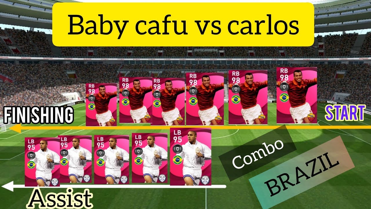 Cafu and Carlos best Brazilian combo scripted💥 |pes 2021