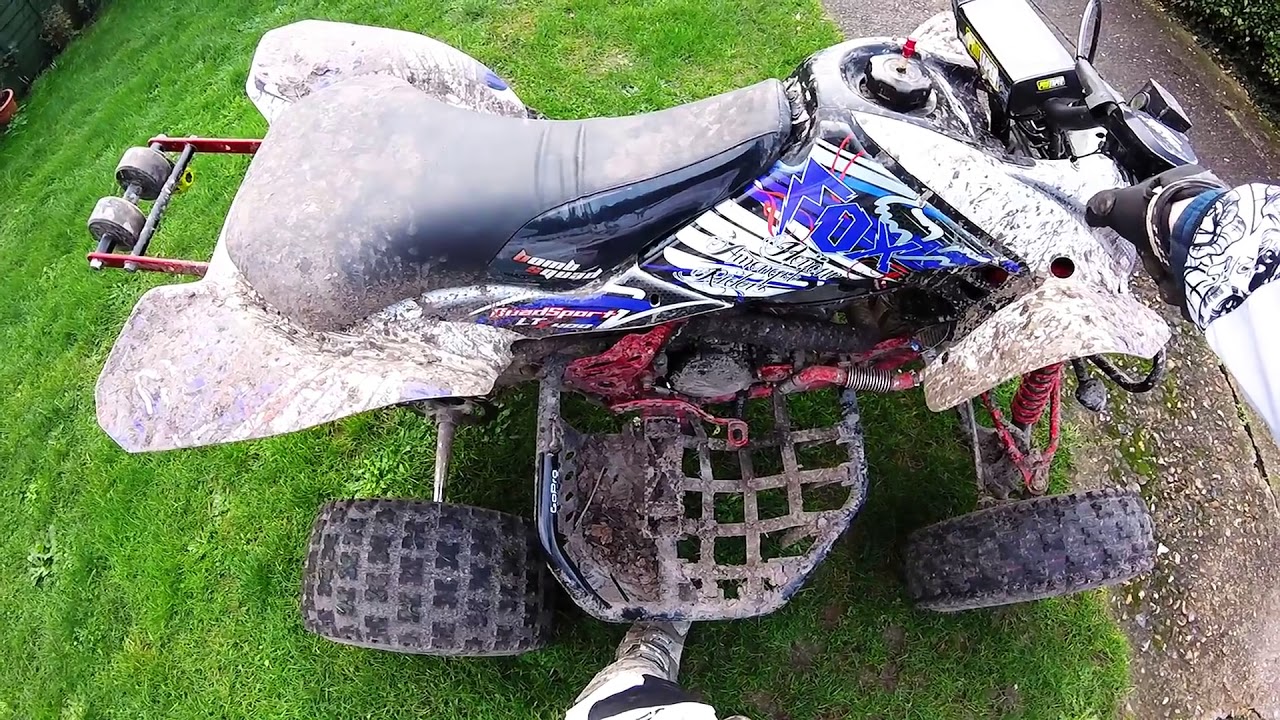 Suzuki ltz 400 on Kent byways / green laning (quad bike) (off roading)