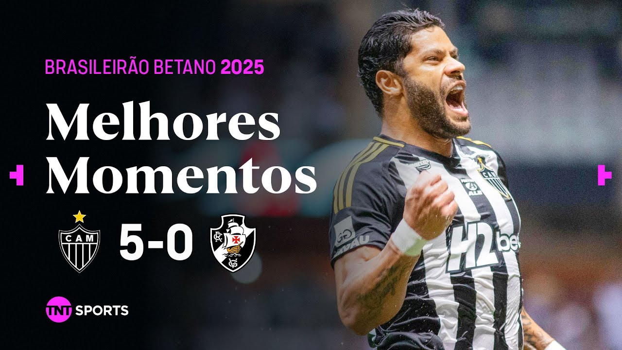 HULK SOLTA UMA BOMBA E FAZ GOLA&Ccedil;O DE FALTA EM ATROPELO! ATL&Eacute;TICO-MG 5X0 VASCO | MELHORES MOMENTOS