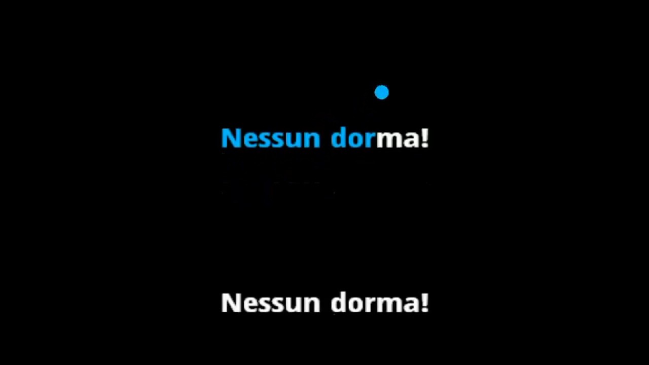Puccini: Nessun Dorma (Turandot) | Karaoke with Lyrics for Tenor | Instrumental