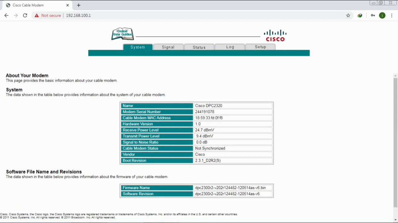 How to Asianet cisco modem wifi configure