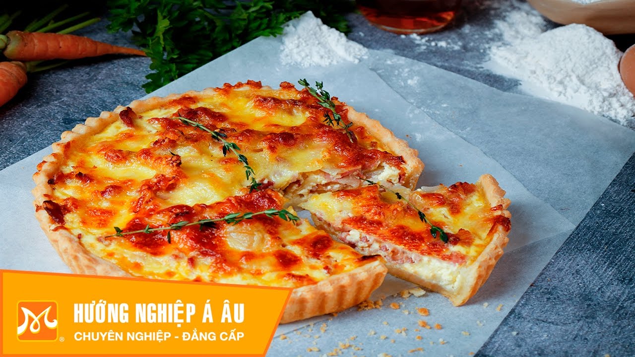 Học làm bánh - Cách làm bánh Quiche Lorraine trứ danh của Pháp