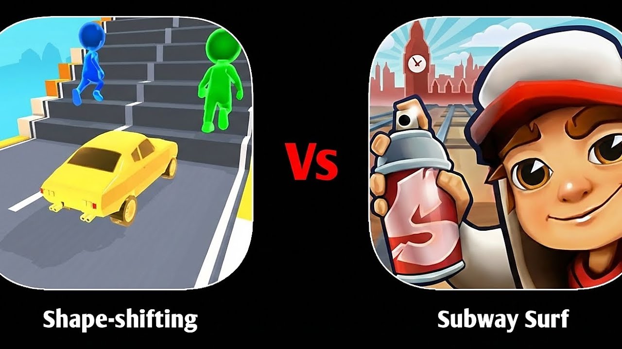Shape-Shifters VS Subway Surfers: The BIGGEST Battle!
